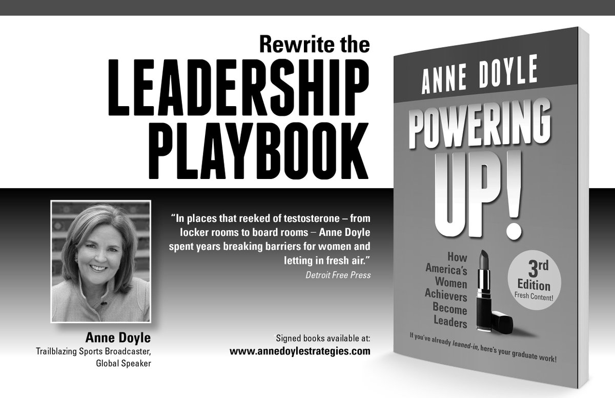 DetroitPRguru's tweet photo. Check out @annedoyleldr's newly updated book on women achievers becoming #womenleaders-graduate work for those who have already #leanedin! https://t.co/CtWXJSg7F4