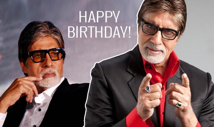 Happy birthday 75 Years for the legend to the best Bollywood actor Amitabh Bachchan      