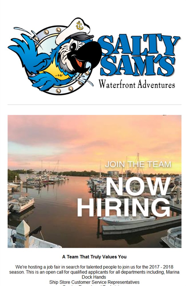 ParrotKeyGrill's tweet photo. What's Happening at Salty Sam's https://t.co/rzLr4LY8US https://t.co/PfKvqFhUCW