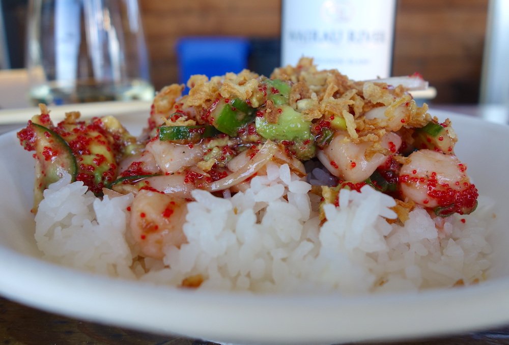 What to Do Today: Welcome <a href="/quickfishpoke/">QuickFish Poke Bar</a> to <a href="/Avantifandb/">AvantiF&B</a>! Try the bowl with bay scallops and yuzu vinaigrette.