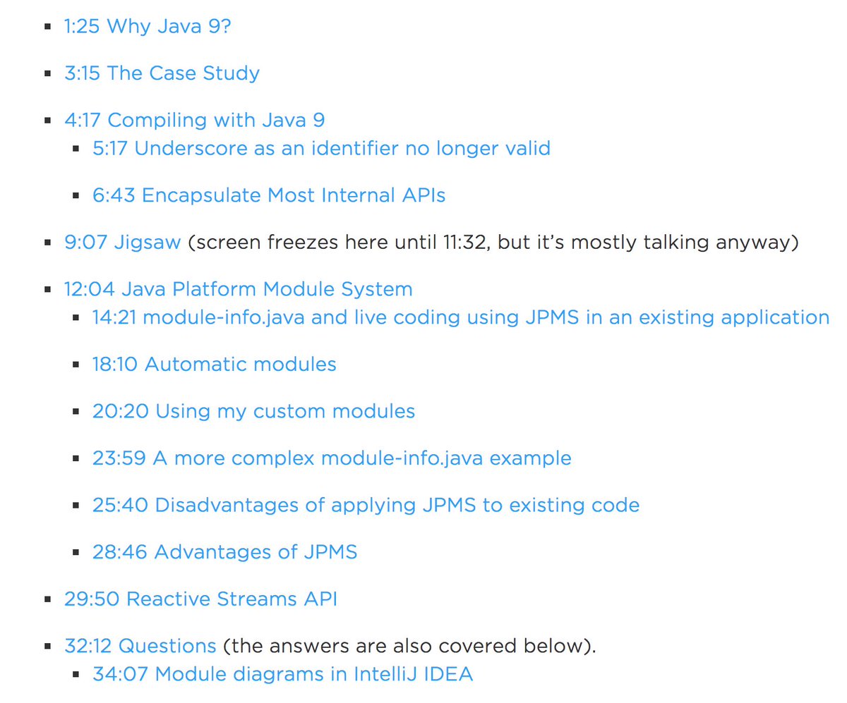 java's tweet image. Live webinar covering the features of #Java9 that are most interesting to developers. - @trisha_gee 
blog.jetbrains.com/idea/2017/10/r…