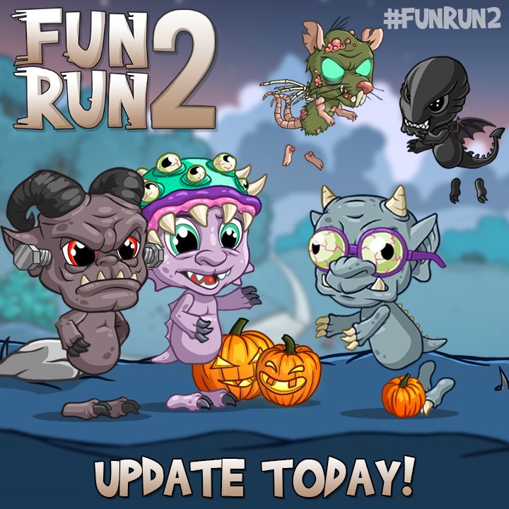 TheFunRun's tweet photo. Time to get Spooky! #FunRun2 #update #iOS #Android #multiplayer #racing #game #halloween #spooky #funrun https://t.co/sOPhAYXzmu