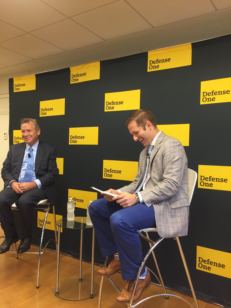 DanielaFayer's tweet photo. @MarcusReports talks with L3 CEO at GBBriefing today. #DefOneChats https://t.co/zsGpNZiP0t