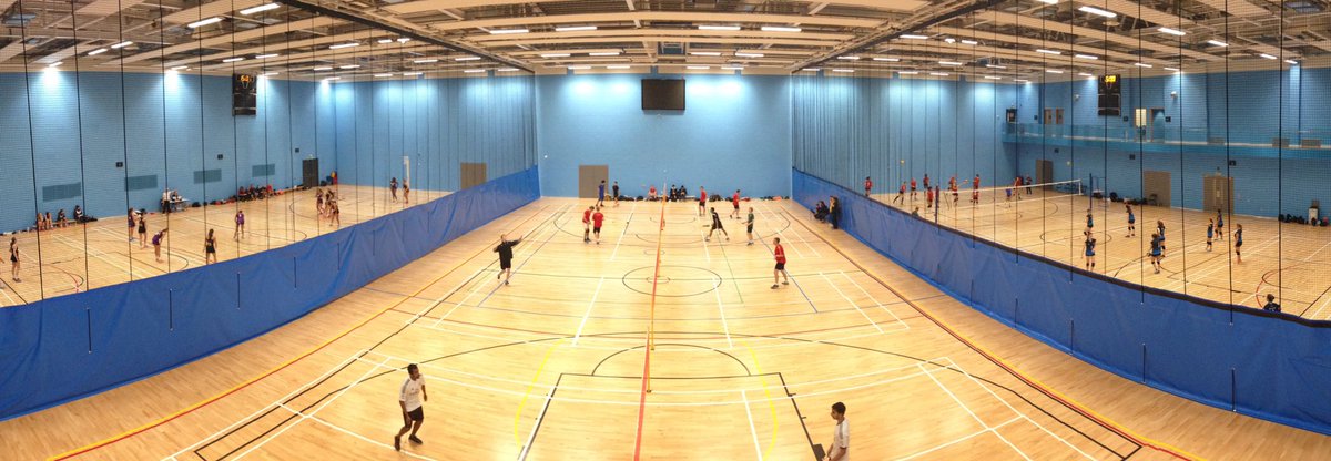Amazing to see the Sports Hall full of #BUCS fixtures today at <a href="/UBSportFitness/">UoB Sport & Fitness</a> !!
