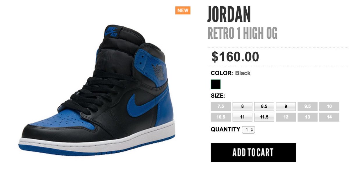 J23app's tweet photo. Wow those “Royals” FLEW on Jimmy Jazz #AppNotification https://t.co/vTFWwdQ8FA