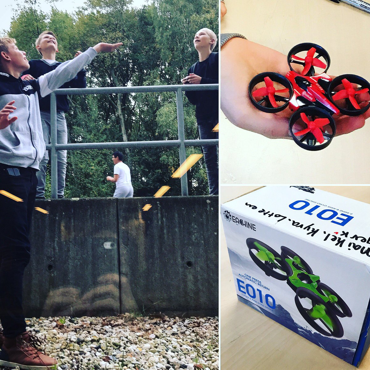 @UrsulaHorn t2c maakt de eerste testvluchten met de #drones. #innova
