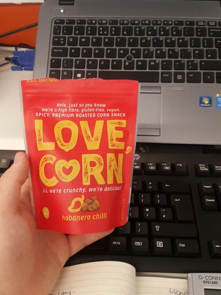 dleach28's tweet photo. Getting me through this afternoon like a dream @TalonIgnite @lovecorn_snacks https://t.co/Rh13xDDSZ4