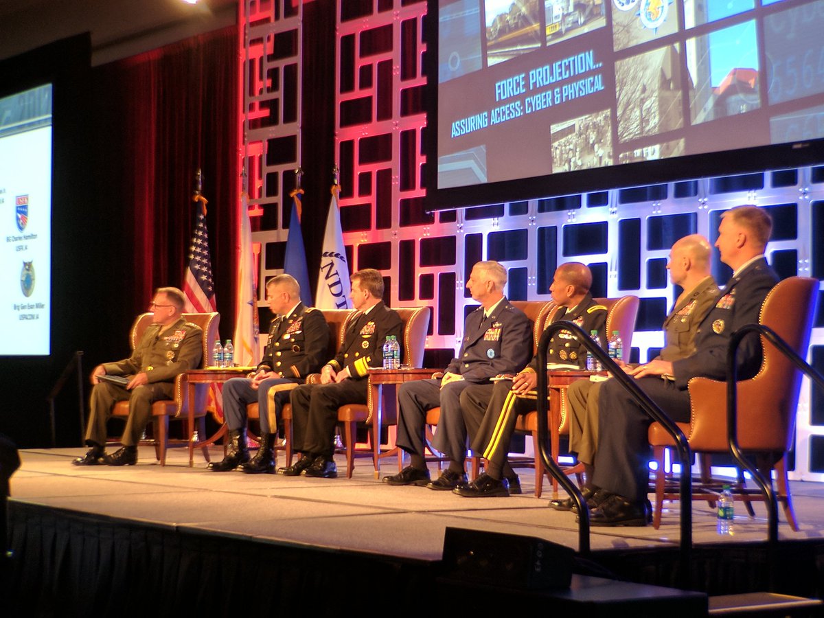 NDTAHQ's tweet photo. Happening now at the NDTA-@US_TRANSCOM #FallMeeting2017: Livestreamed panel with CCMD J4s https://t.co/QzhcYNW6V7 https://t.co/DRxxdMTAaj