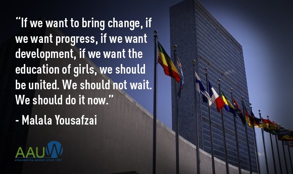 Happy International #DayoftheGirl. Together, we can create a better world for women and girls. Join us: bit.ly/joinaauw #IDG2017