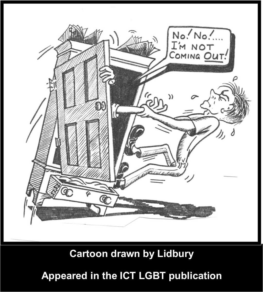 GayArchive's tweet photo. #NationalComingOutDay  #LGBTQ 
Closet Cartoon 1994 https://t.co/36Fd5ThmiC
