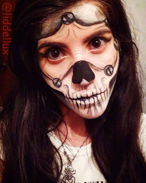 LiddelLUX's tweet photo. ¿Y por que no una calavera? #halloween #makeuphalloween #makeup #instagram #calavera #horror #pretty #girls #october #instagram ❤️❤️❤️ https://t.co/BTn0LPLqdc