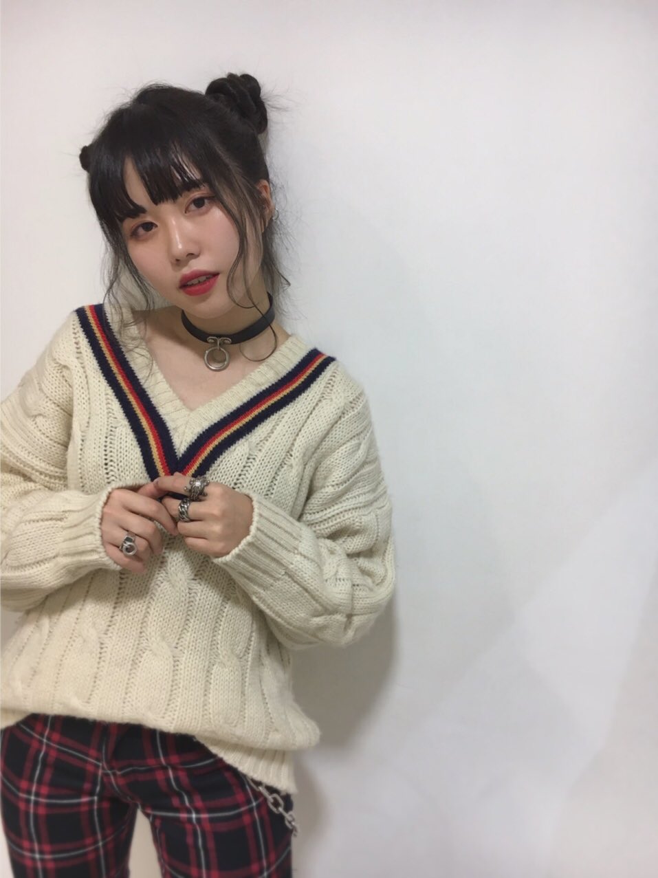おおいしけいと 辻堂 美容師 韓国風ツイン 17秋オジファッション Model まゆきち 韓国 韓国風 ダークグレー ツインテール ツインおだんご おだんご 17 秋 17秋 秋服 おじ 韓国好きと繋がりたい Cropes茅ヶ崎 初回30 オフ T