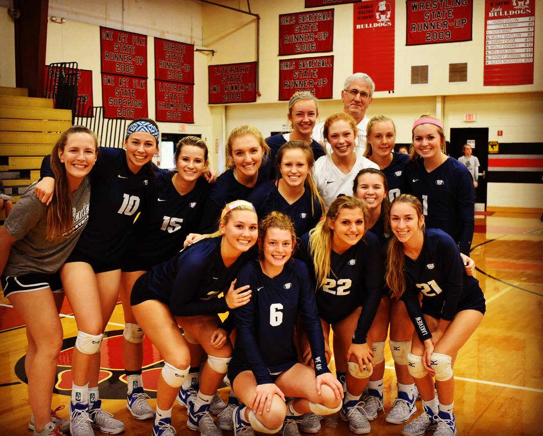 lakeviewacademy's tweet photo. Headed to STATE: our Lady Lions Varsity volleyball team play Thursday, October 12 at 5 PM vs St. Francis. https://t.co/ZoQPyrLxWC. https://t.co/PmMdbvjG1m