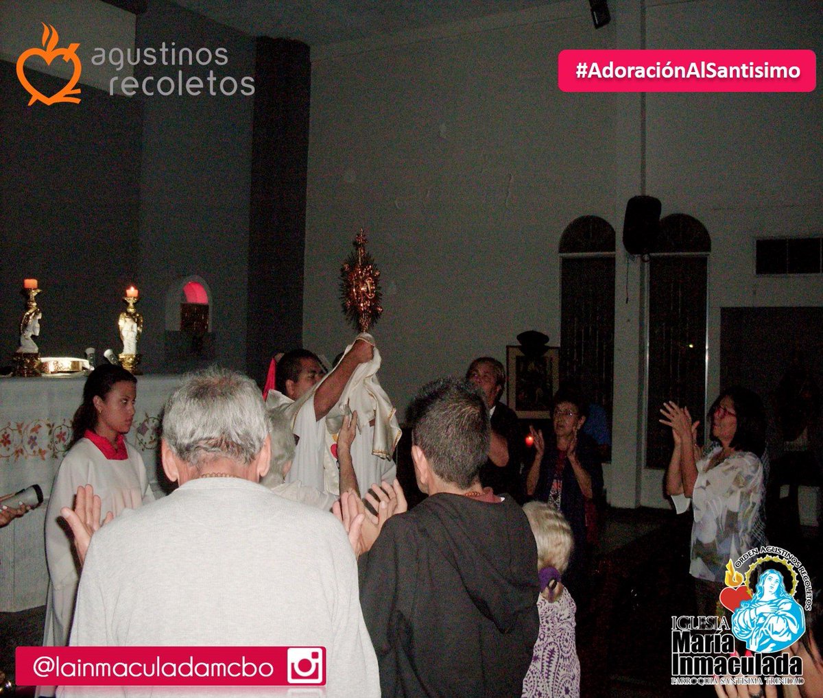 pcinmaculada's tweet photo. En imágenes podemos observar lo que se vivió en nuestra #AdoraciónAlSantisimo junto a Fray @padrepoloar  #MartesDeAdoración https://t.co/Mfbdyr3d1p