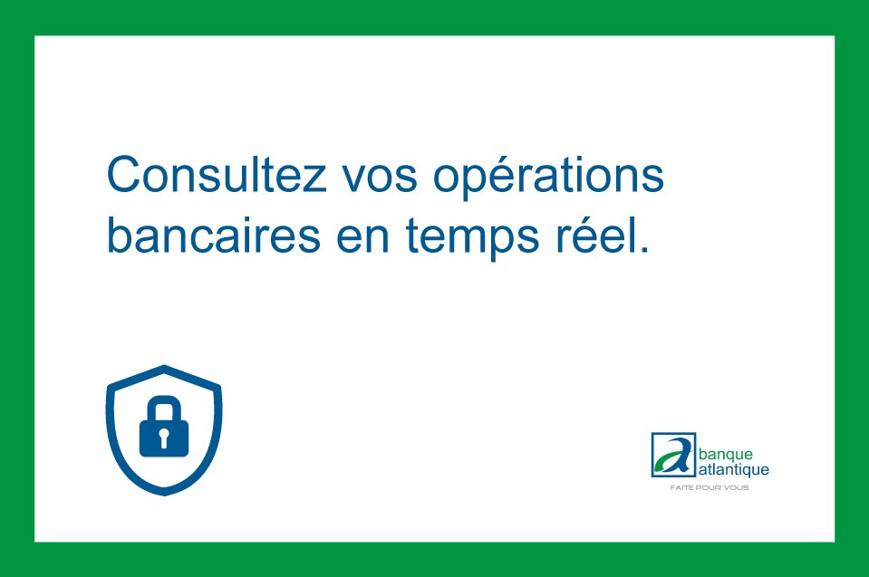 Bq_Atlantique's tweet photo. Saviez-vous que le service ANET permet de suivre tous les mouvements de votre compte en temps réel ?
https://t.co/40kzMzBFV2
#eBanque #ANET https://t.co/tWehtTVAxY