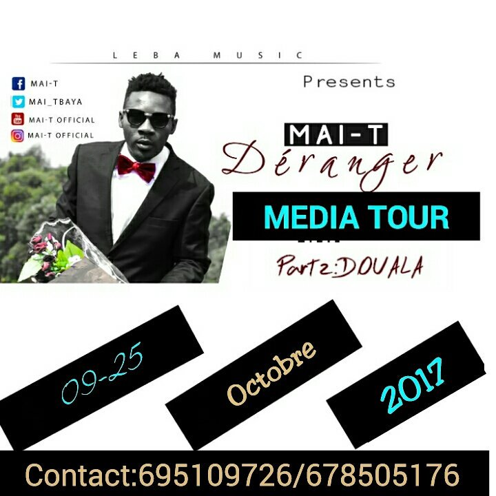 lesly_baya's tweet photo. Programme #DérangerMediaTourActe2 Douala. 
Du 09 au 25 Octobre. 
Brought to you by @lebamusic https://t.co/VeAb4DVKEg