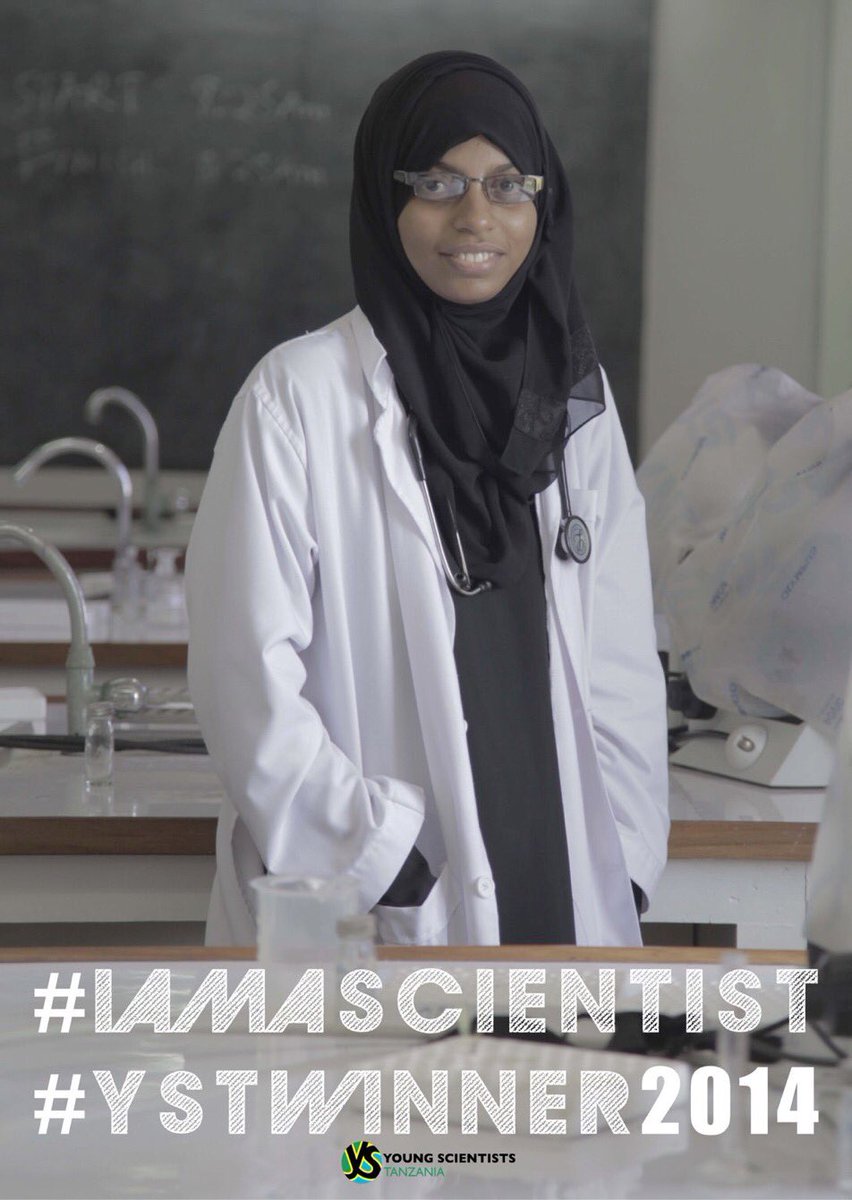 YSTKenya's tweet photo. @ystanzania We celebrate #DayoftheGirl with Salma #YST2014 winner https://t.co/wuseyG90cL #Tech #STEM #Engineering #Science #innovation