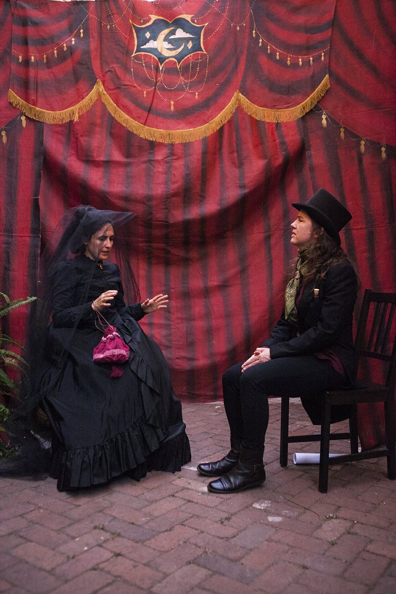 directorebeccer's tweet photo. Doctor Vitae delivers all manner of cures! Step right up 4 a custom consultation! #newplay #Elixir2017 starts 10/20 https://t.co/Eq1rwWEjKN https://t.co/6lvJCd4OFI