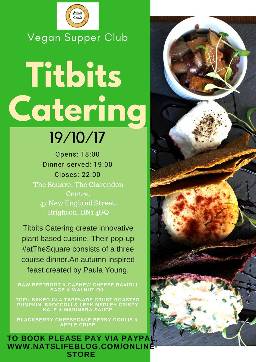 Beat #WorldObesityDay by eating healthy food. Treat yourself to this wonderful plant-based Supper Club facebook.com/events/1224961…