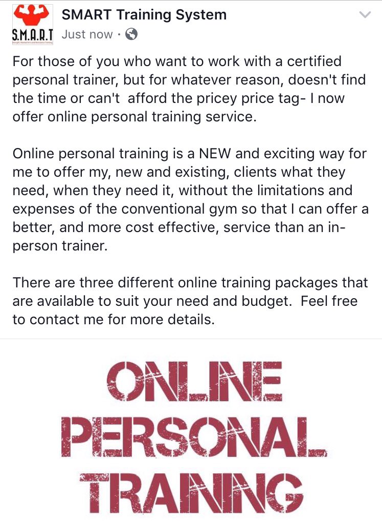 SmartBods's tweet photo. #SmartBods #PersonalTrainer #Fit4Life #OnlineTraining #OnlinePT #LookGoodFeelGreat #TrainSmarterNotHarder #SMART https://t.co/yYhqITHmBU