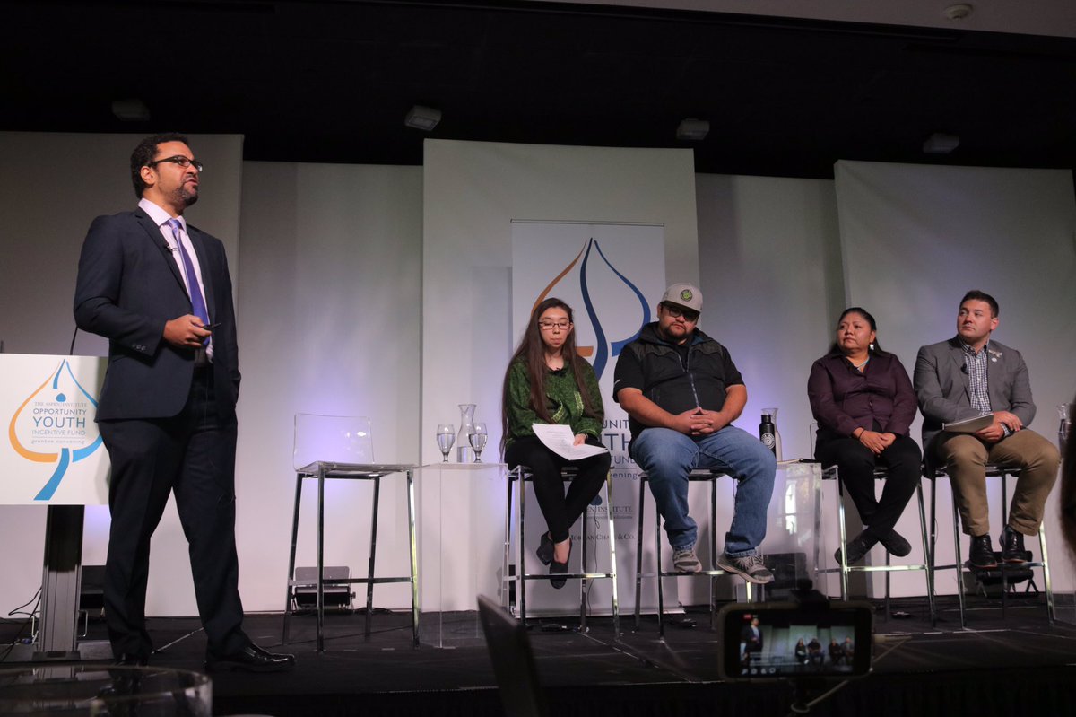 naturalleaders's tweet image. Arnold Chandler @arnoldchandler present data: "In the conversation on boys and men of color, Native youth are often left out." #OYIF