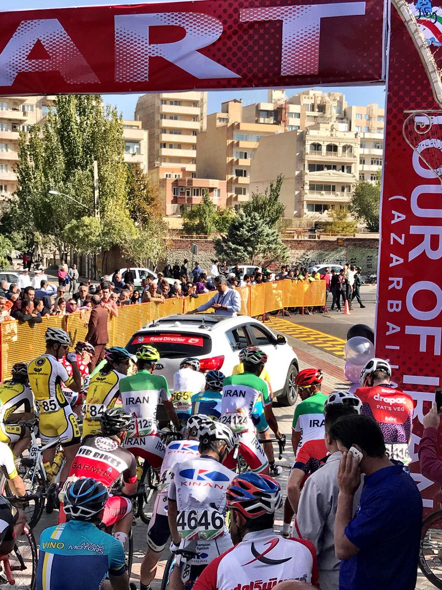 0711_CYCLING's tweet photo. 11th place for @NicolaToffali
&amp; 18th for @ABallet18 in #TourofIran stage 4. More photos: https://t.co/8G4g4RFJwx

#MakeItHappen #BeYellow https://t.co/GUOklceLZz