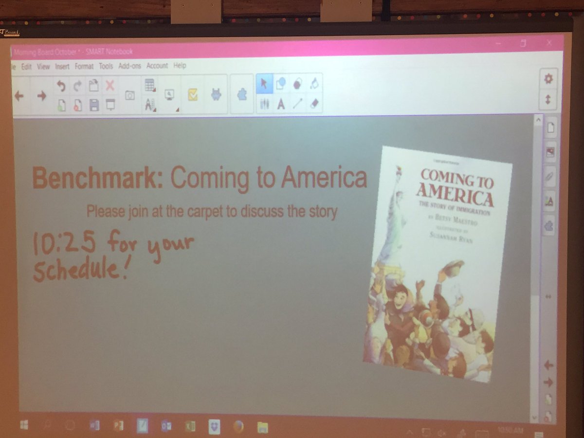 CG_grade4's tweet photo. Mr. Rodas joins our class for a benchmark lesson on immigration! #bringingstoriestolife #carusorodimer102 @CenterGroveES @PrinRodas https://t.co/XPKgUdyTG3