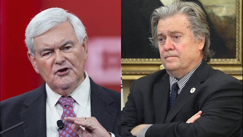 thehill's tweet photo. Gingrich shreds Bannon's war on GOP as "stunningly stupid" https://t.co/u8VOaTan4E https://t.co/HFr3pvzoVc