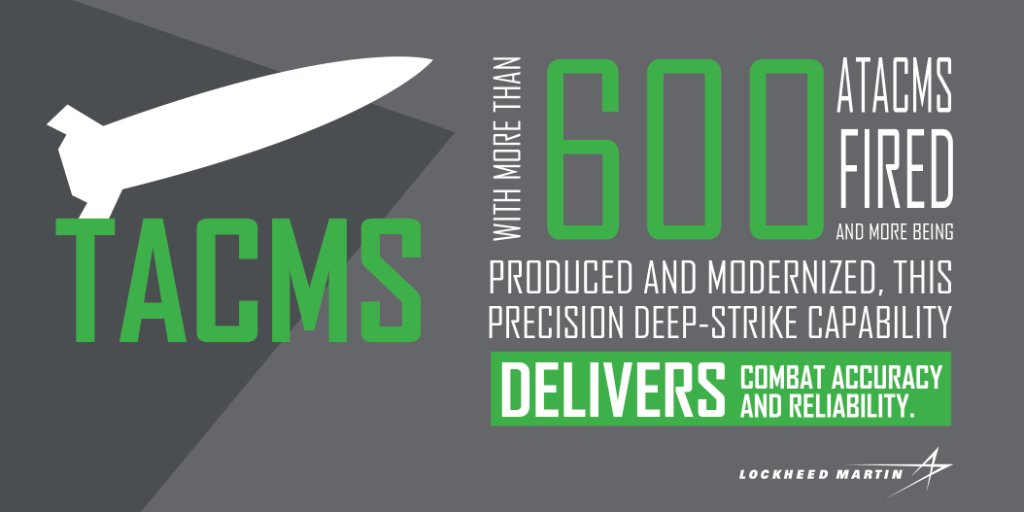 ATACMS has a readiness rate of 98% and is ready for anything - Including the recent successful flight test #AUSA2017 lmt.co/2wNLMHA