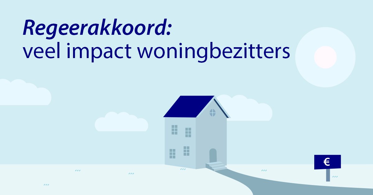 Rabobank's tweet photo. Hypotheekrenteaftrek versneld afgebouwd en het eigenwoningforfait wordt verlaagd volgens het nieuwe regeerakkoord : https://t.co/jhCJft1LEV https://t.co/SjVi6a9XuL