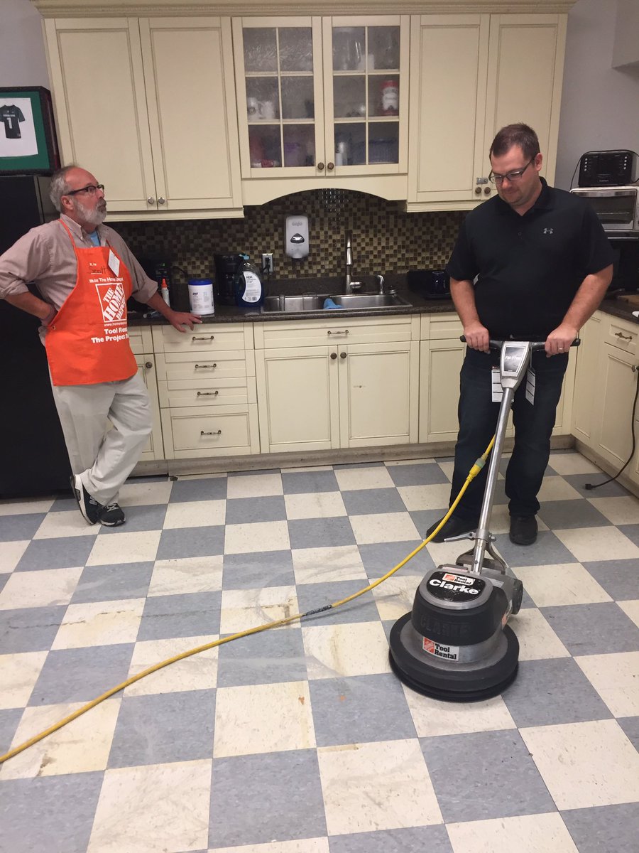 PaauweAlyssa's tweet photo. Breakroom Demo! #masterbuffer #newbreakroom #outwiththeoldinwiththenew @nate_knowles @ScottWillette2 @troyer_paige @terryjean44 https://t.co/ioo7doTI8T
