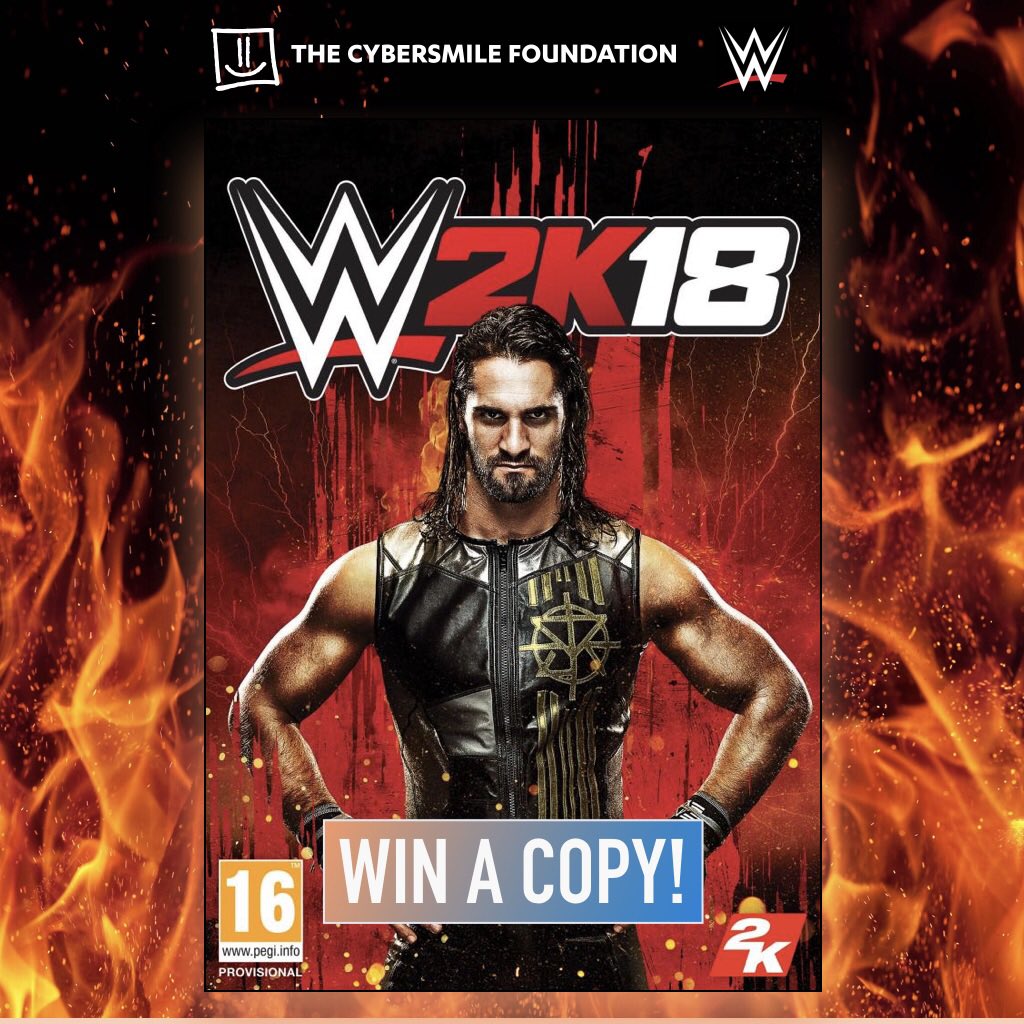 CybersmileHQ's tweet image. WIN! Follow us and RT this tweet to win a copy of the WWE 2K18 game! Details cybersmile.org/news/wwe-and-c… @WWE