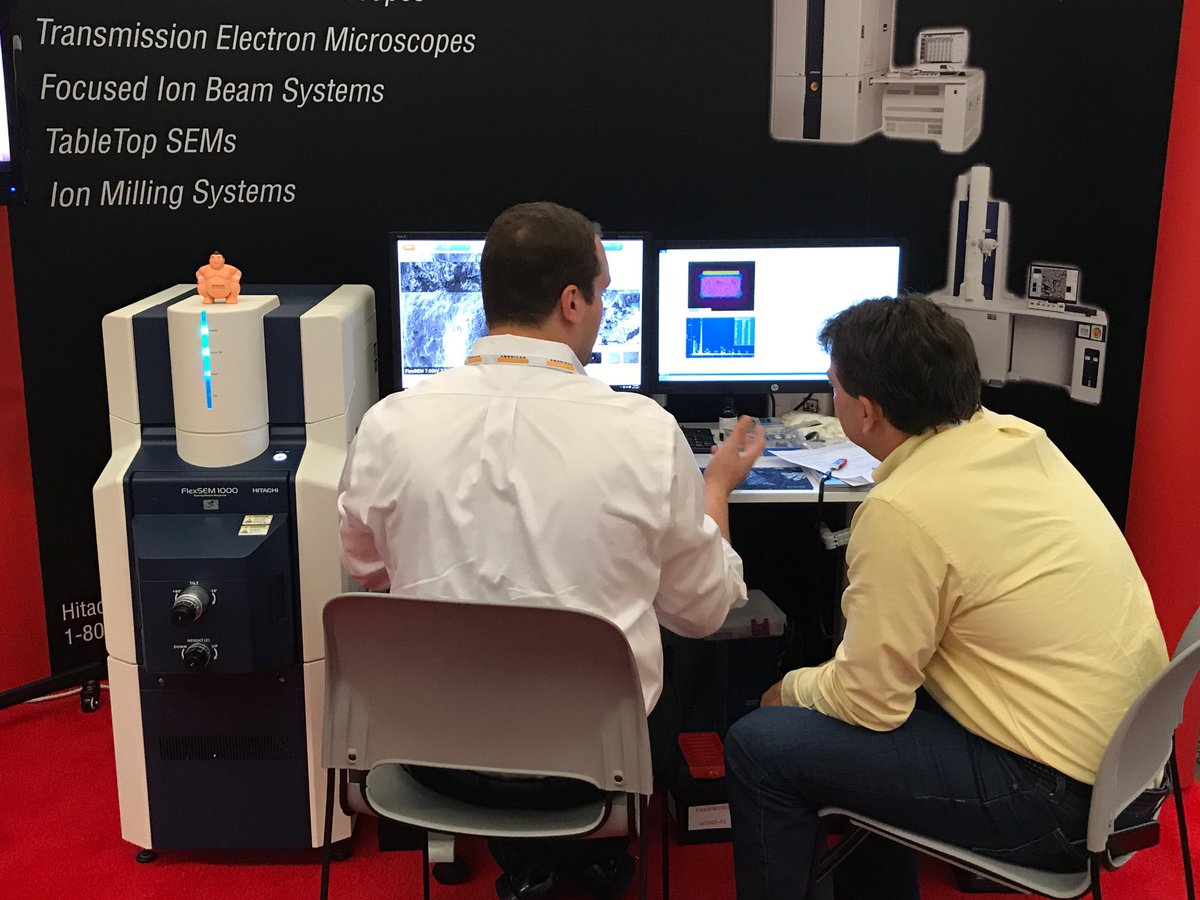 Hitachi_HTA's tweet photo. Visit Hitach at MS&amp;T17 Booth 408 and demo our SEM and Ion Milling #MST17 #materials https://t.co/UEgzygMDRR