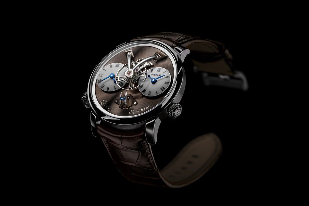 watches24com's tweet photo. #Introducing The Legacy Machine Split Escapement From MB&amp;F - via @HODINKEE https://t.co/GdNEicY5pJ #MBandF #Fashion #style #watch #watches https://t.co/ygugk8tSYk