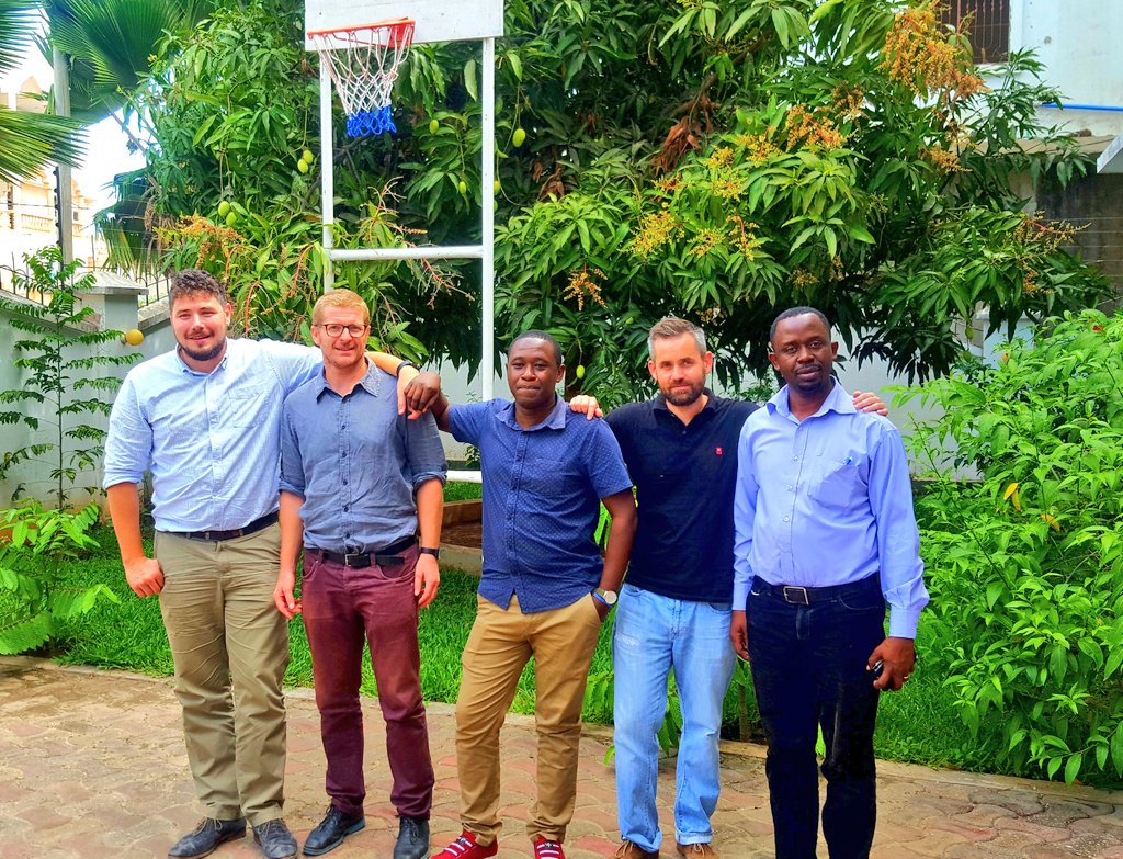 aboudjumbe's tweet photo. How do you succeed in inviting top geospatial data &amp; Drones experts from @WBTanzania and @suza4GIS to a basketball match? Thanks Mark, Yves, Samuel, Primoz and Khatib for your time. @markiliffe @yves_barthelemy @primuskov  @ZmiDrone @RamaniHuria #Zanzibar #Tanzania https://t.co/ns2q7LLkgd