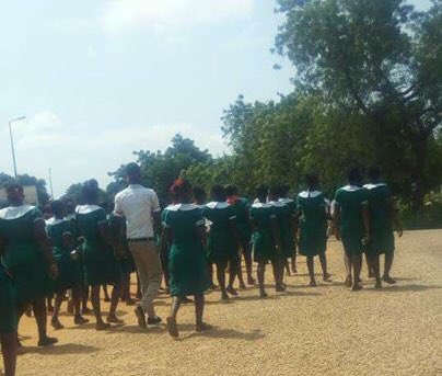 OfficialNDCGh's tweet photo. Bolgatanga  Nursing Training College students are protesting over high school fees. The government gave with the left hand and is taking with the right hand https://t.co/74EuQe0K3F