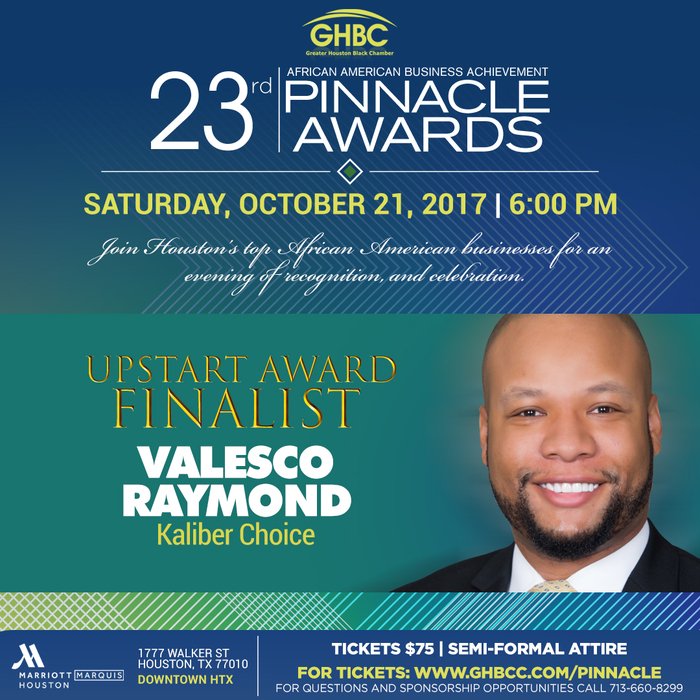 HouBlackChamber's tweet photo. Meet the 2017 Upstart Award finalists, sponsored by @LaneStaffing. #GHBC #GHBCPinnacleAwards #Pinnacle2017 https://t.co/7aNmfL8hHu