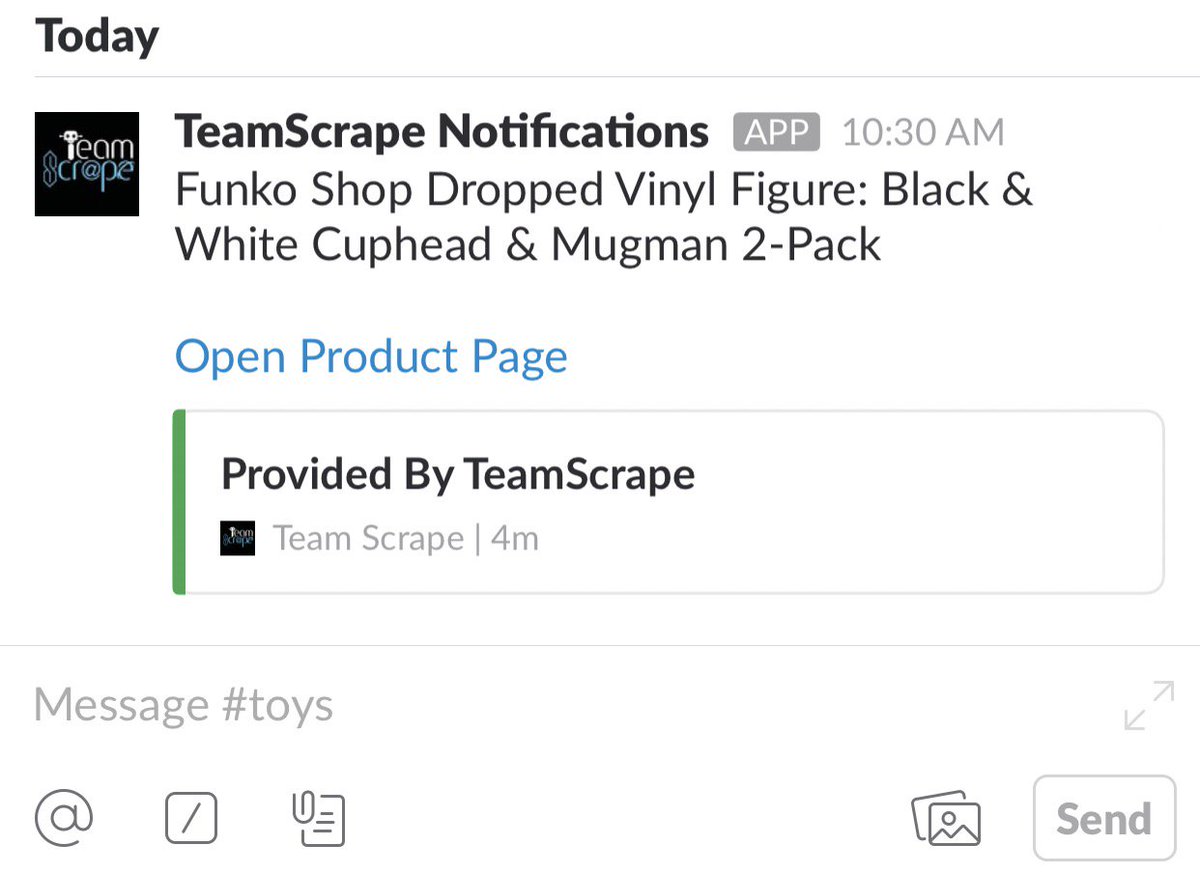 TeamScrape's tweet photo. Our members wanted to diversify and cop #Toys so we gave them the tools to cook. Easy cop for #TeamScrape. Still accepting all applicants. https://t.co/JmKLOZysVD