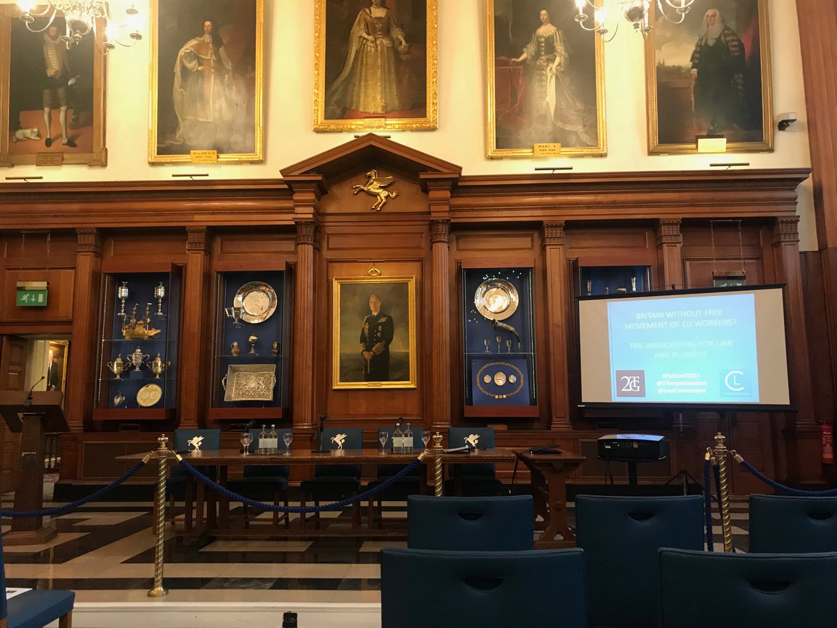 LeadingPointFM's tweet photo. #FMConf2017 Britain without free movement of workers? Implications for law &amp; business #Brexit #freemovement @2TempleGardens @LawConstantine https://t.co/vSiOcNQCT4