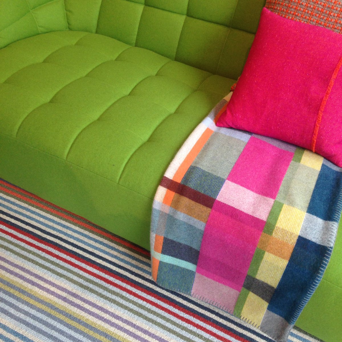 angieptextiles's tweet photo. Today's visit to #woolfusion by @Campaignforwool didn't disappoint. Stunning wool products beautifully curated by @amcnie Open until 15 Oct https://t.co/joRDehEiw4