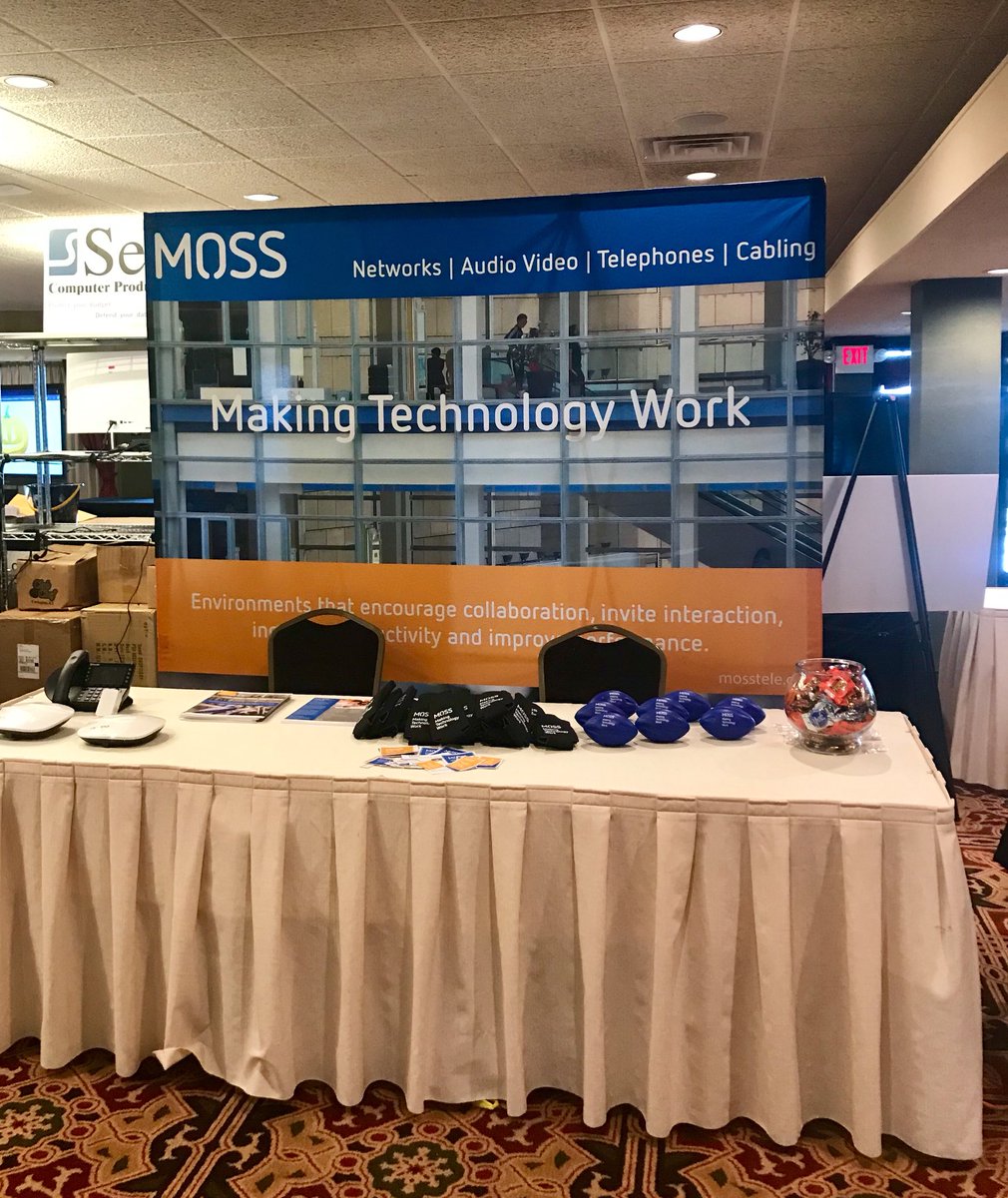 MOSSTelecom's tweet photo. The MOSS team is  @maeds.org Fall Conference. Stop by; we’re ready for you! #maeds https://t.co/wlqnzYxqW6