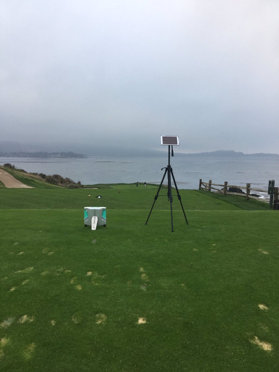 FlightScopeGolf's tweet photo. The X3 is ready to take on the iconic par 3 along with @TGRLiveEvents ! #TWInvitational #flightscope #pebblebeach https://t.co/GMG5TIXl08