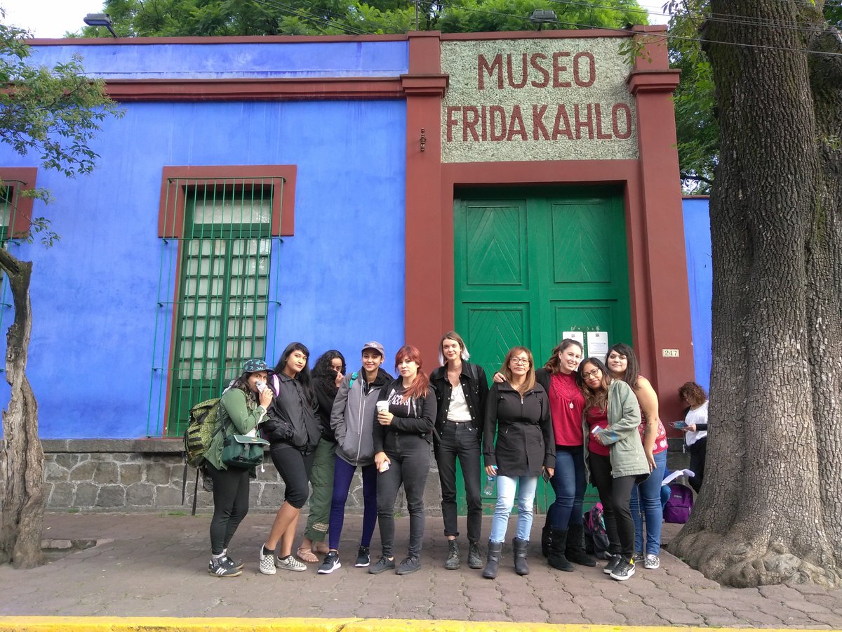 We came to visit our mother #FridaKahlo in Coyoacán, Mexico