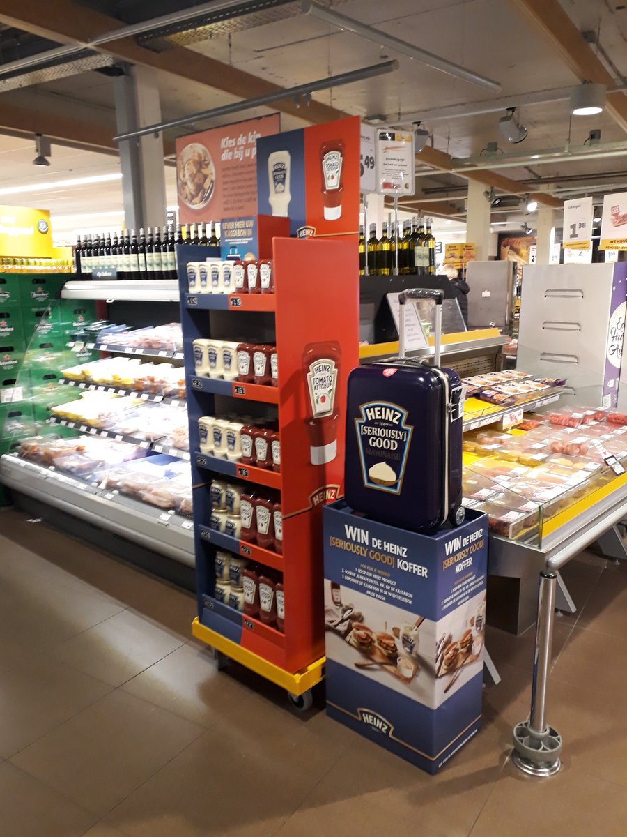 HeinzFieldSales's tweet photo. Onze mayo is net zo lekker als onze ketchup! Nog niet geproefd? [Seriously?] Én in diverse supermarkten kans op een unieke #Heinz koffer https://t.co/rxK4EL4GvC