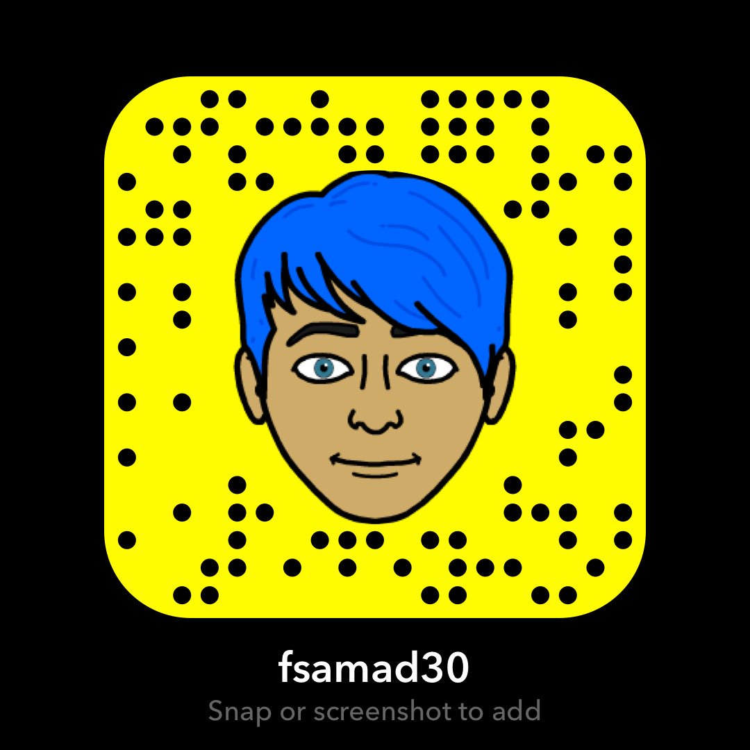 SamadFoad's tweet image. That's my Snapchat
