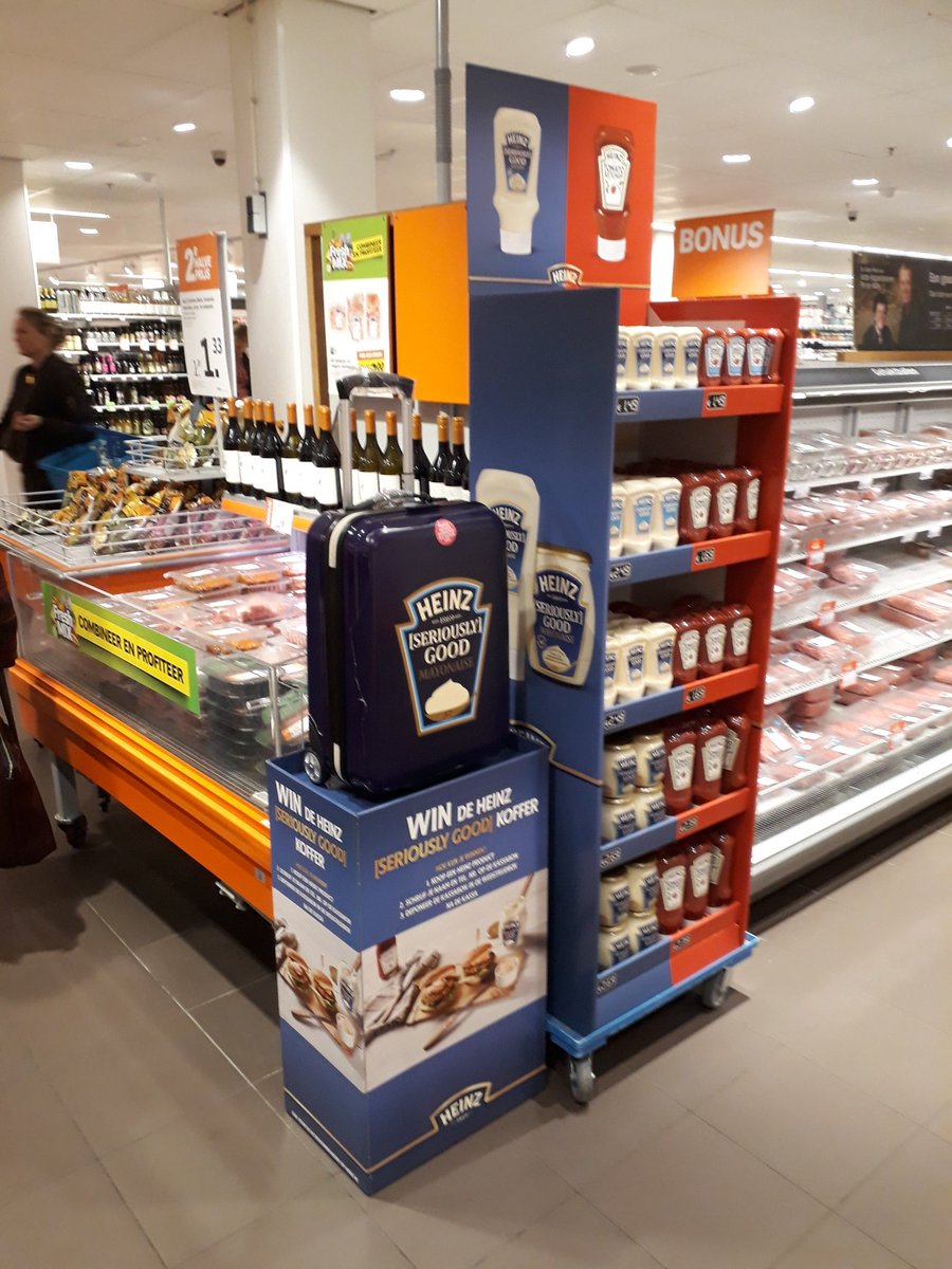 Onze mayo is net zo lekker als onze ketchup! Nog niet geproefd? [Seriously?] Én in diverse supermarkten kans op een unieke #Heinz koffer