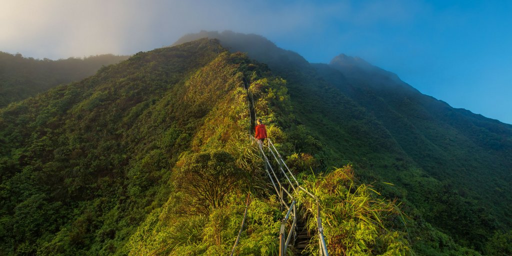 ResDeskcom's tweet image. Ditch the cold and plan a #trip to the #HaikuStairs in Oahu, #Hawaii for a #wanderlust experience! bit.ly/2xawdOp #travel #vacation