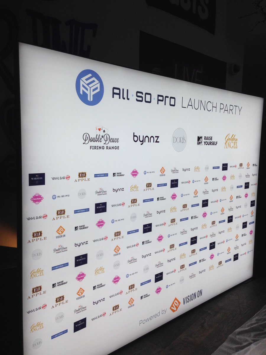 Setting up for the launch