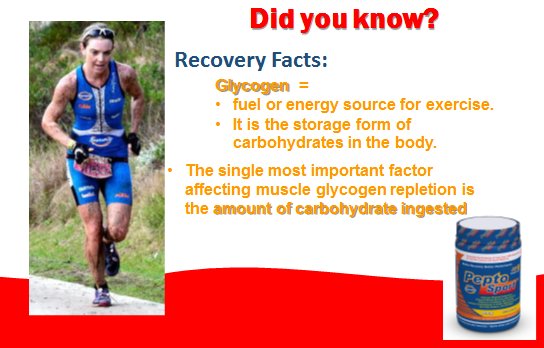 #WednesdayWisdom The role of #glycogen in #recovery #Peptopower