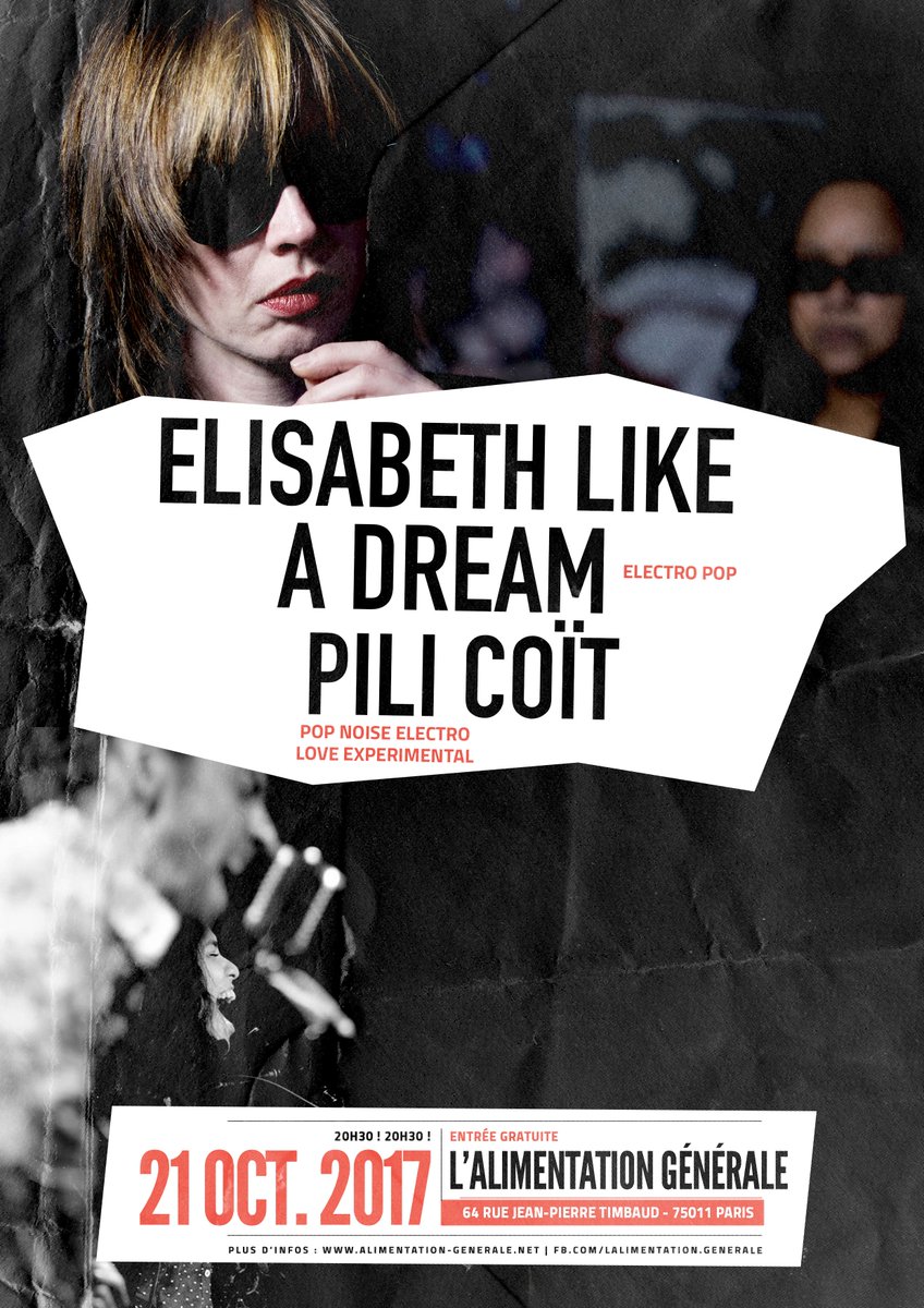 SoundStreetRDLZ's tweet photo. 21-10-2017 at 20:00: Elisabeth like a dream Live at the L'Alimentation Générale, PARIS, FRANCE https://t.co/i6e5e059Oy